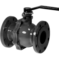 Кран шаровой полнопроходной фланцевый, серии TL31-F, TAFLINE, DN40 PN40, стальной, с рукояткой